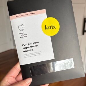 Knix leak proof underwear size medium. Super absorbency.